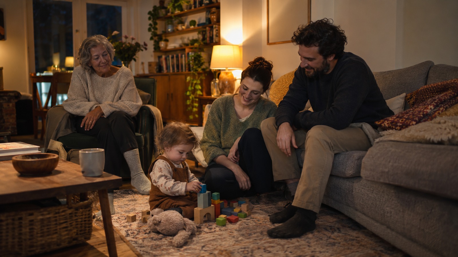 Editorial illustration for Why Multigenerational Households Are Rising Again